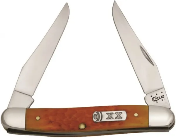 Case Persim Orange Bone Muskrat Knives 16064
