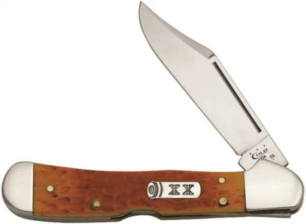 Case Persim Oranbe Bone Copperlock Knives 16066