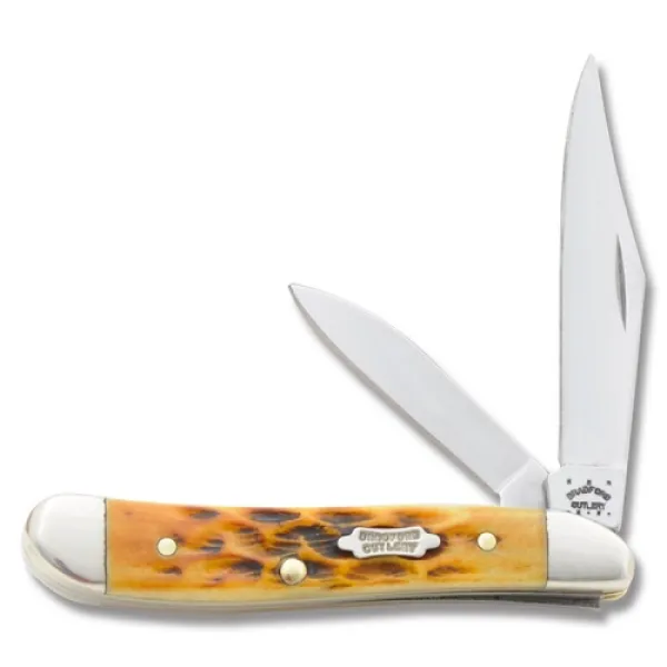 Case Burnt Goldenrod Peanut Knives 16093