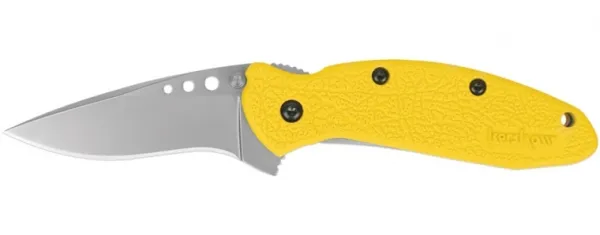 Kershaw Scallion Knife W- Yellow Handle 1620YL