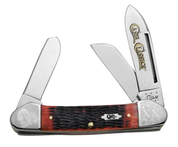 Case Case Classic Crimson Gun Canoe Knives 16542