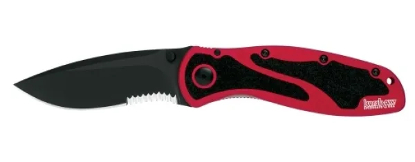 Kershaw Blur Red-black Serrated knives 1670RDBLT