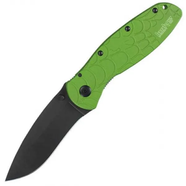 Kershaw Blur Cpm154 Web Green Handle knives 1670SPGRN