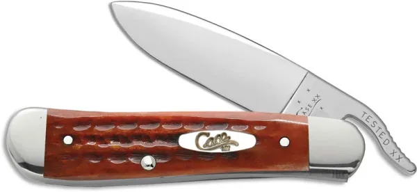Case Harvest Orng Bone Russlock Knives 17000