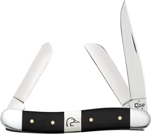 Case Du Sm Ebony Wood Med Stockman Knives 17302