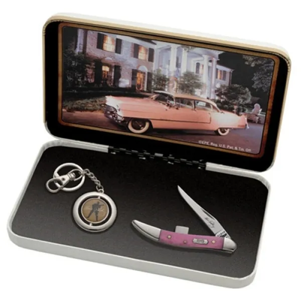 Case Elvis Bubba Gum Pink Tx Thp Knives 17509