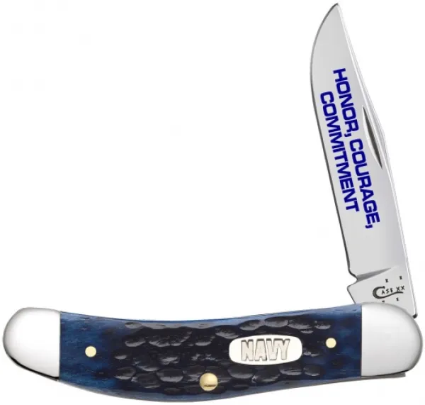 Case Us Navy-navy Blue Bn Sowbelly Knives 17707