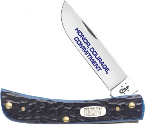 Case Navy-navy Bl Bn Sod Buster Jr Knives 17709