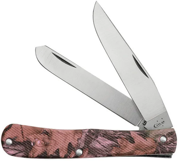 Case Pink Camo Case Caliber® - Lightweight Synthetic Trapper (LT254 SS) Knives 18305