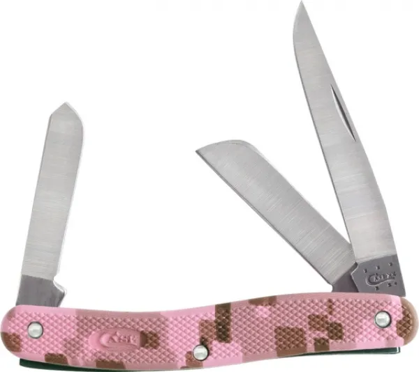 Case Pink Camo Med Stockman Knives 18324