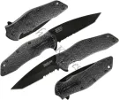 Kershaw Kuro Tanto Black Serrated Knife 1835TBLKST