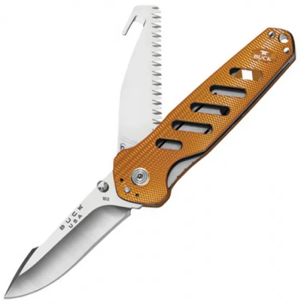 Buck Alpha Crosslock Orange 7794 knives 183ORS1