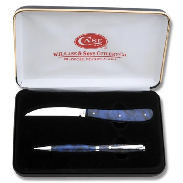 Case Blue Curly Desk Knife- Pen Knives 18461