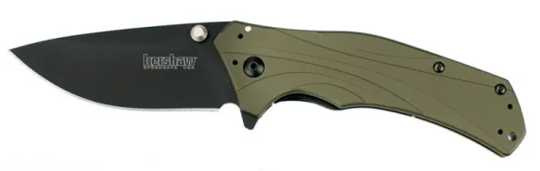 Kershaw Knockout- Olive- Black knives 1870OLBLK