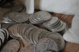 Survival Money - Lot of Twenty(20) 1916-1947 90% Circulated Silver Walking Liberty Half Dollar