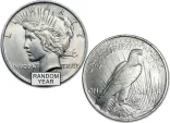 1922-1925 Peace Silver Dollar Coin