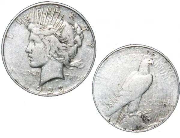 1923 Peace Silver Dollar Coin 1923_PEACE_SILVER_DOLLAR