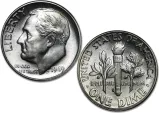 1000 90% Silver Roosevelt Dimes in Avg Circulated Condition ($100 Face Value)