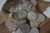 Survival Money - Lot of Fifty (50) 1964 Kennedy Half Dollar 90% Circulated Silver Coin