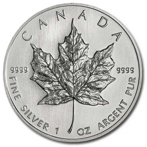 2007 Canadian Silver Maple Leaf 1 oz .9999 Fine 2007_CANADIAN_SILVER_MAPLE_LEAF_1_OZ