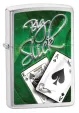 Zippo BIG SLICK--BRUSHED CHROME - 200BIGSLICK