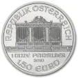 2010 1 Oz Silver Austrian Philharmonic Coin .9999 Fine