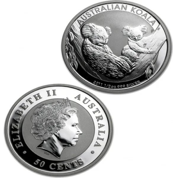 2011 Australian Silver Koala 1-2 oz - in capsule 2011_AUSTRALIAN_SILVER_KOALA_0_5_OZ_IN_CAPSULE