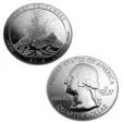2012 Silver Hawaii Volcanoes Coin 5 oz .999