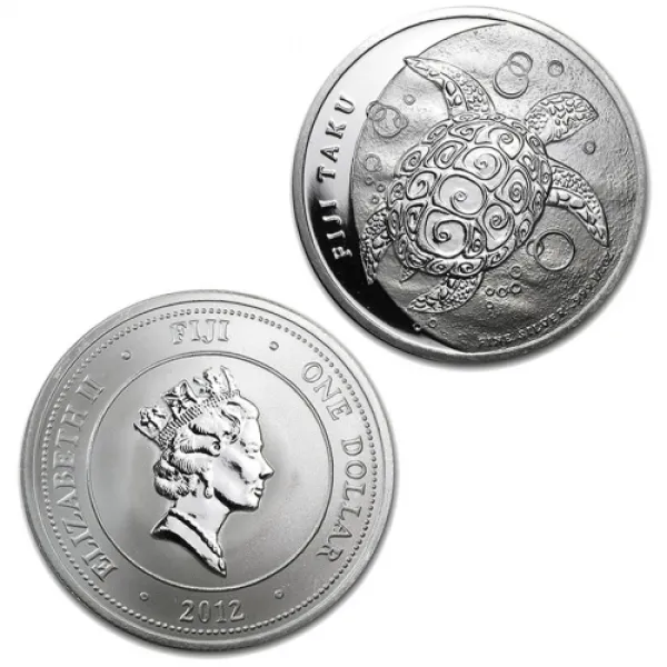 2012 New Zealand Silver Fiji Taku 1-2 oz Coin .999 Fine 2012_NEW_ZEALAND_SILVER_FIJI_TAKU_0-5_OZ