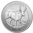 2013 Canadian Silver Antelope Coin 1 Oz .9999 Fine