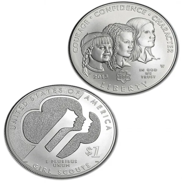 2013 Girl Scouts of USA Centennial Silver 1 oz Coin 2013_GIRL_SCOUTS_CENTENNIAL_SILVER_DOLLAR
