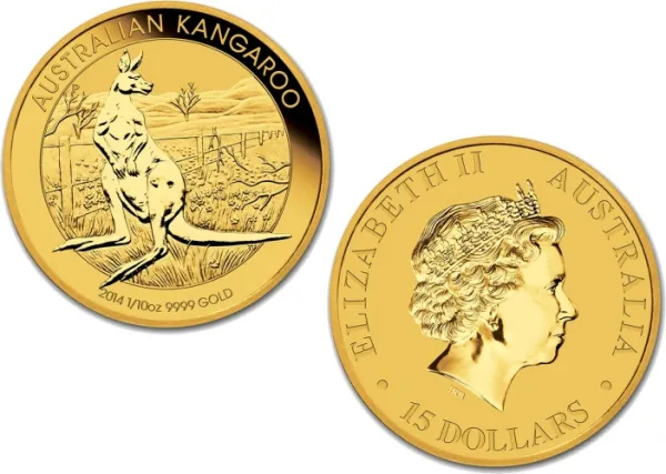 2014 1-10 oz Australian Gold Kangaroo Coin  2014_AUSTRALIAN_GOLD_KANGAROO_0-1_OZ
