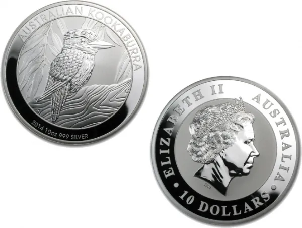 2014 Australian Silver Kookaburra Coin 10 oz 2014_AUSTRALIAN_SILVER_KOOKABURRA_10_OZ