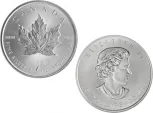 2014 Canadian Silver Maple Leaf 1 oz .9999 Fine