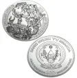 2014 Rwanda Silver African Impala Coin 1 oz .999