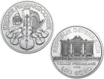 2014 1 Oz Silver Austrian Philharmonic Coin .9999 Fine