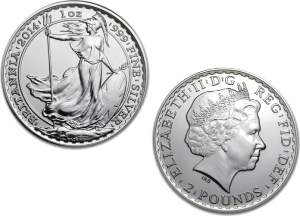 2014 Silver Britannia 1 oz Coin 2014_SILVER_BRITANNIA_1_OZ