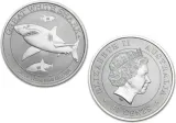 2014 Silver Australian Great White Shark 1/2 oz Coin