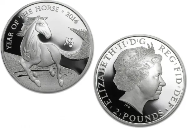 2014 Great Britain Year of the Horse Silver 1 oz Coin 2014_UK_YEAR_OF_THE_HORSE_1_OZ