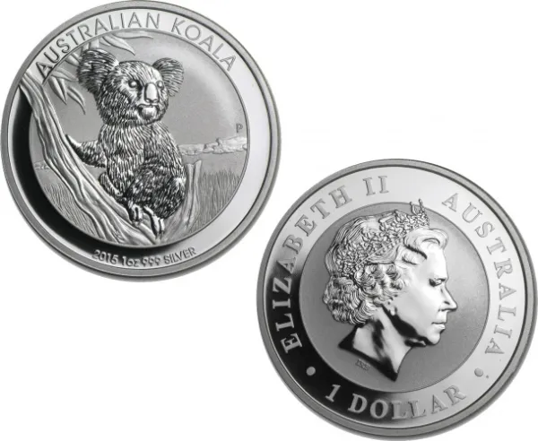 2015 Australian Silver Koala 1 oz Coin - in capsule 2015_AUSTRALIAN_SILVER_KOALA_1_OZ