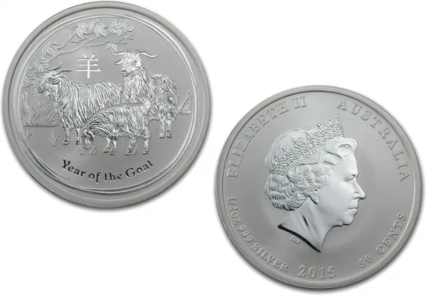 2015 Silver Australian Goat 1-2 oz Coin 2015_SILVER_AUSTRALIAN_GOAT_0-5_OZ
