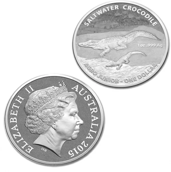 2015 Silver Australian Saltwater Crocodile 1oz Coin 2015_SILVER_SALTWATER_CROCODILE_1_OZ