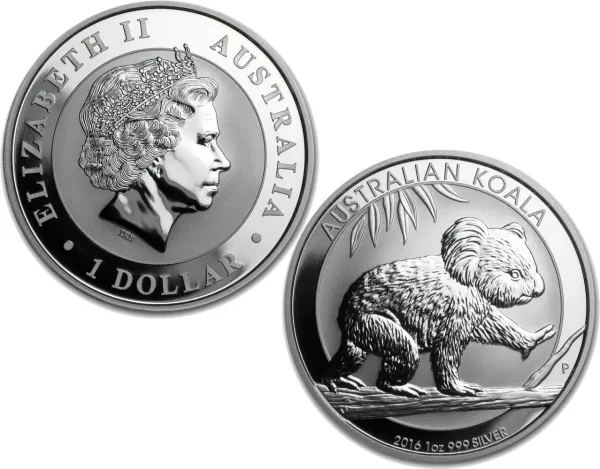 2016 Australian Silver Koala 1 oz Coin - in capsule 2016_AUSTRALIAN_SILVER_KOALA_1_OZ