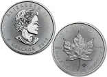 2016 Canadian Silver Maple Leaf 1 oz .9999 Fine