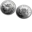 2016 Silver Somalian African Elephant 1 oz Coin