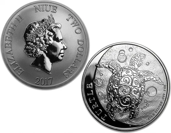 2017 New Zealand Niue Silver Hawksbill Turtle 1oz Coin 2017_NEW_ZEALAND_SILVER_HAWKSBILL_1_OZ