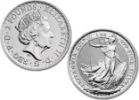 2017 Silver Britannia 1 oz Coin