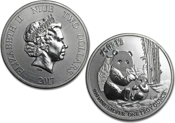 2017 Chinese Silver Panda 1 oz Coin - In Capsule 2017_SILVER_PANDA_1_OZ_IN_CAPSULE
