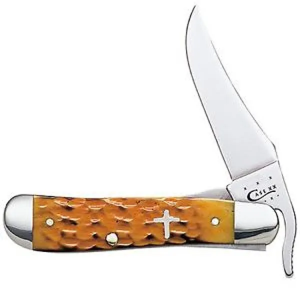 Case Sunset Orng Cross Russlock Knives 20905
