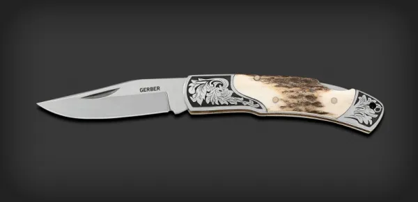 Gerber 2.5dbl Bolster Stag knives - multitools 22-41052